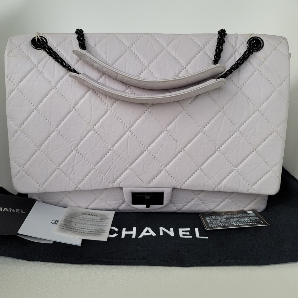 Chanel Paris Classic 2.55 Reissue XL Aged Calfskin Maxi Flap Leather bag France